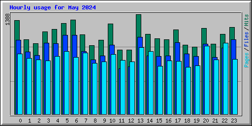 Hourly usage for May 2024